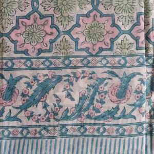 Cotton Scarf Pink Star